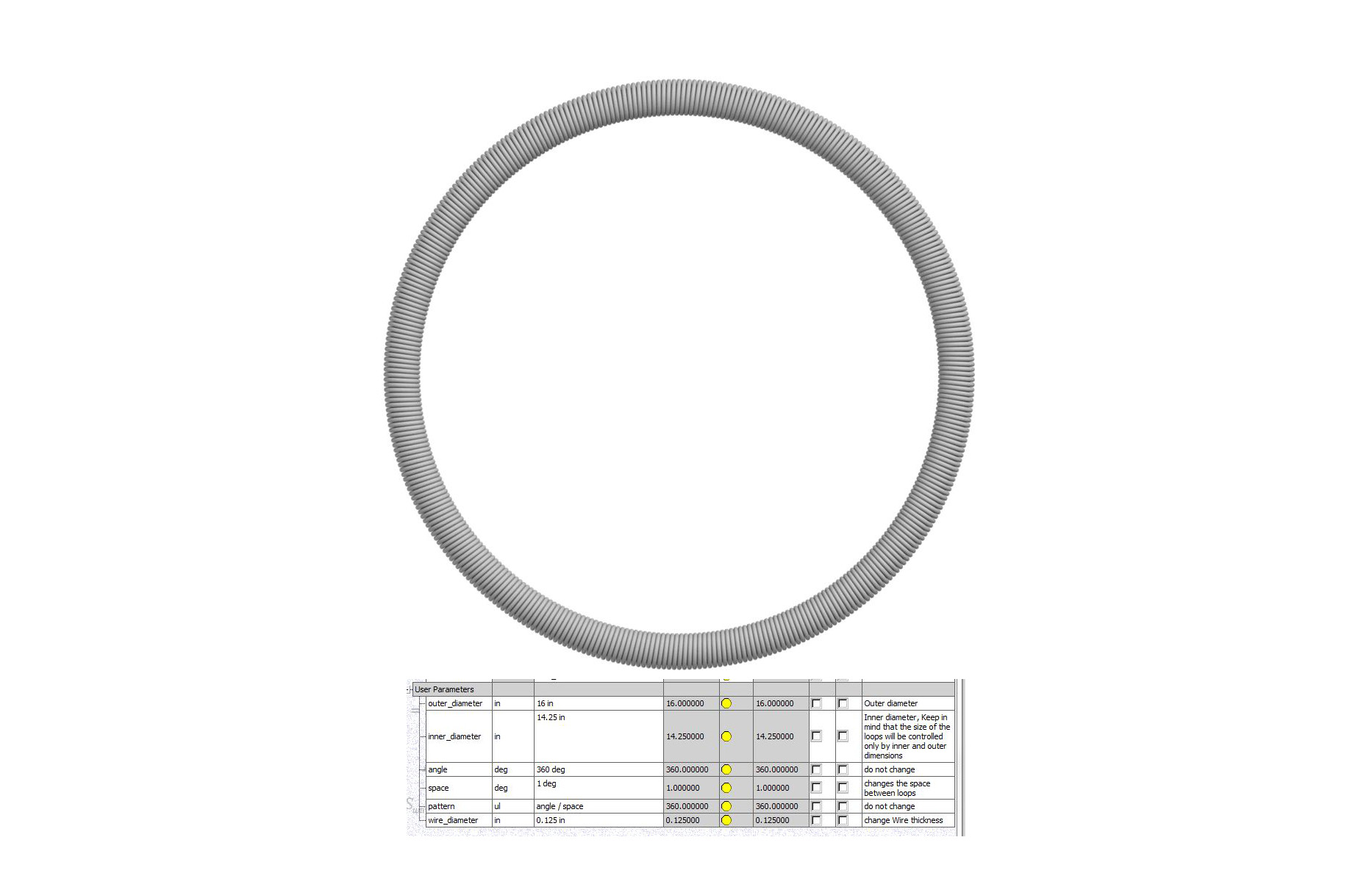 连续弹簧参数驱动