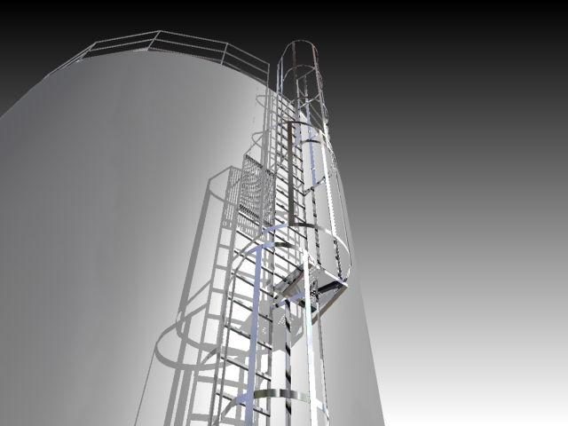 水手梯和身体防护装置