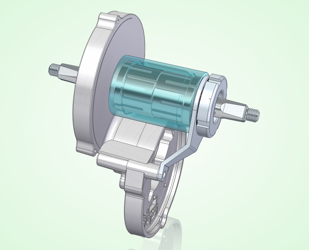 转动止动器2底部支架外壳