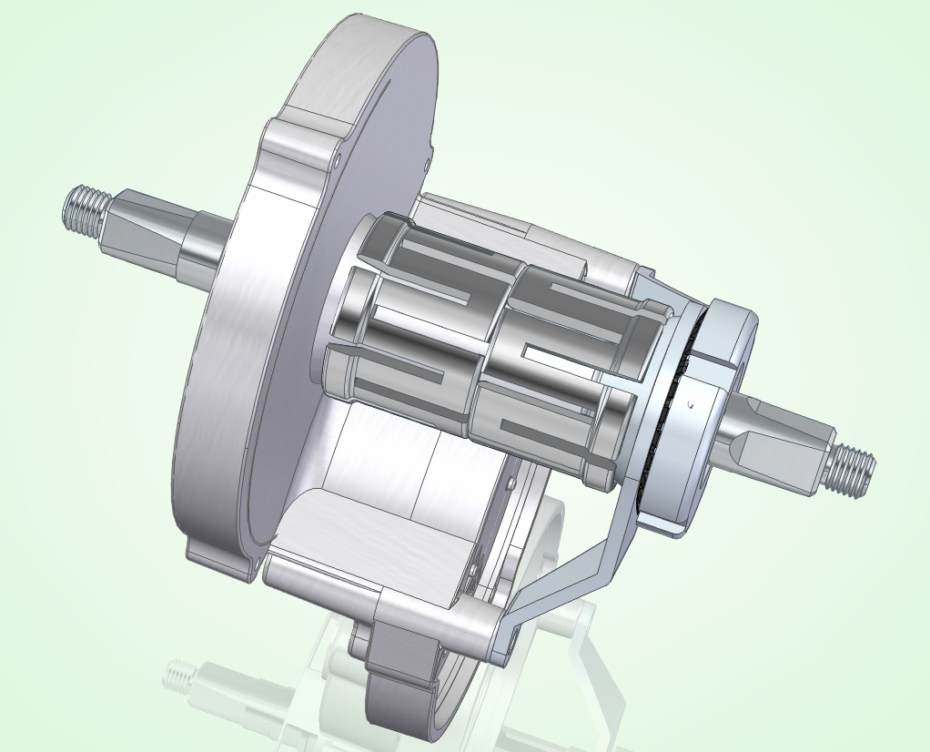 转动止动器2底部支架外壳