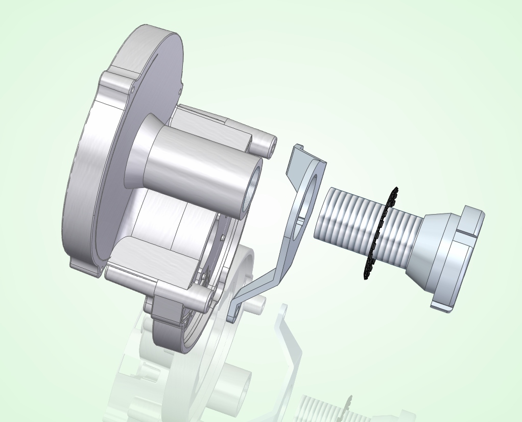 转动止动器2底部支架外壳