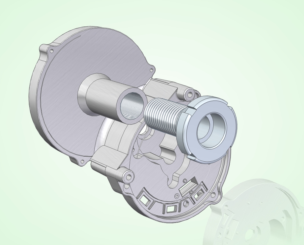 转动止动器2底部支架外壳