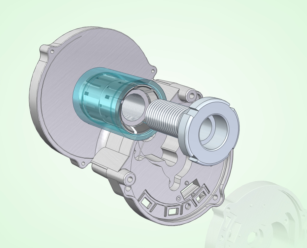 转动止动器2底部支架外壳