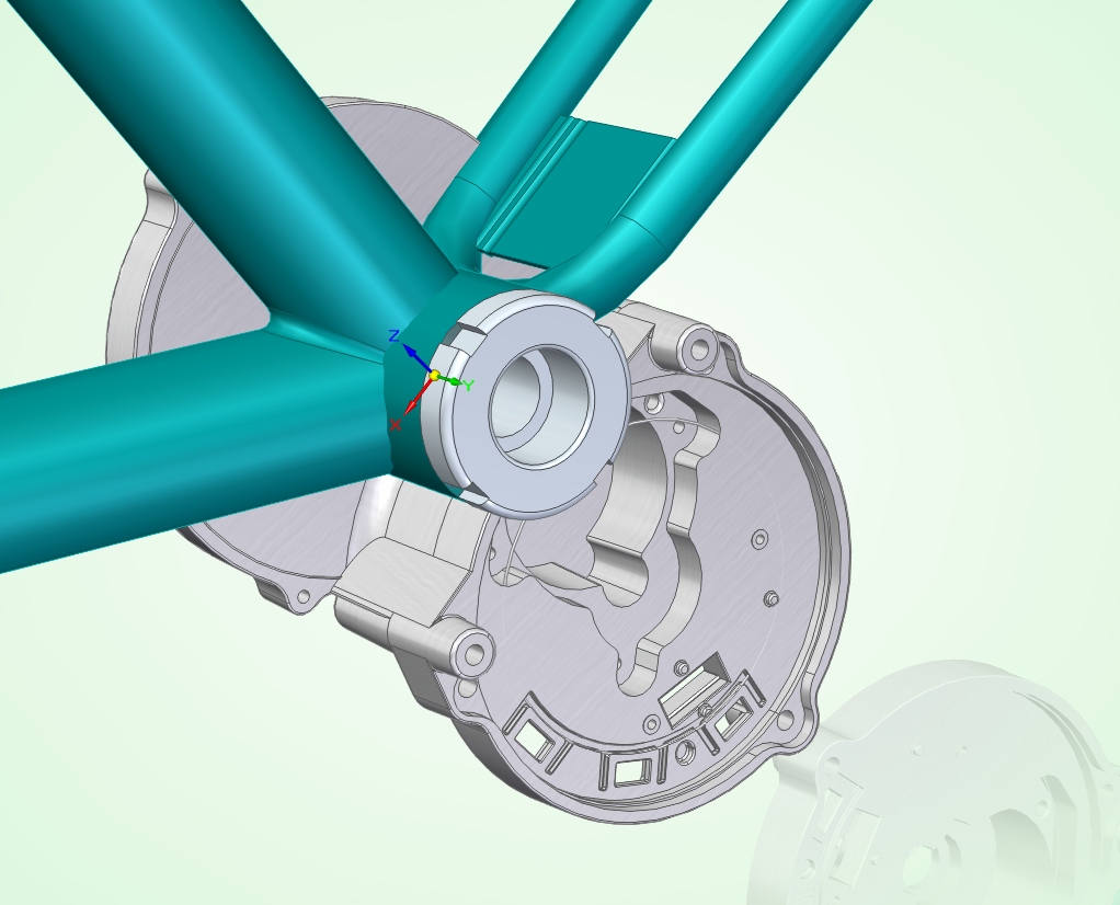 转动止动器2底部支架外壳