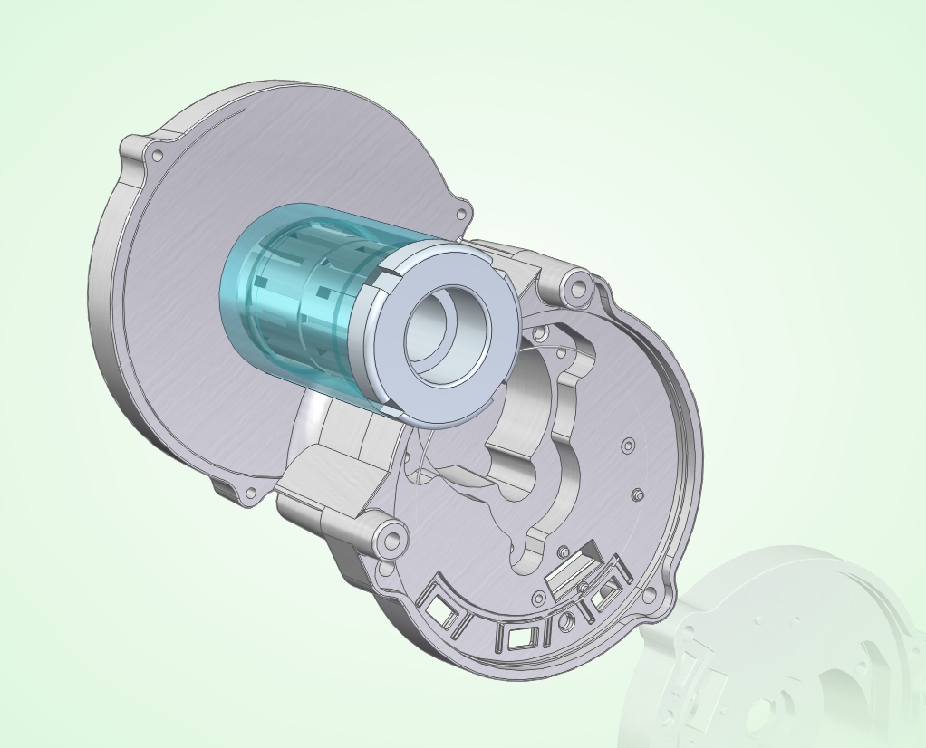 转动止动器2底部支架外壳