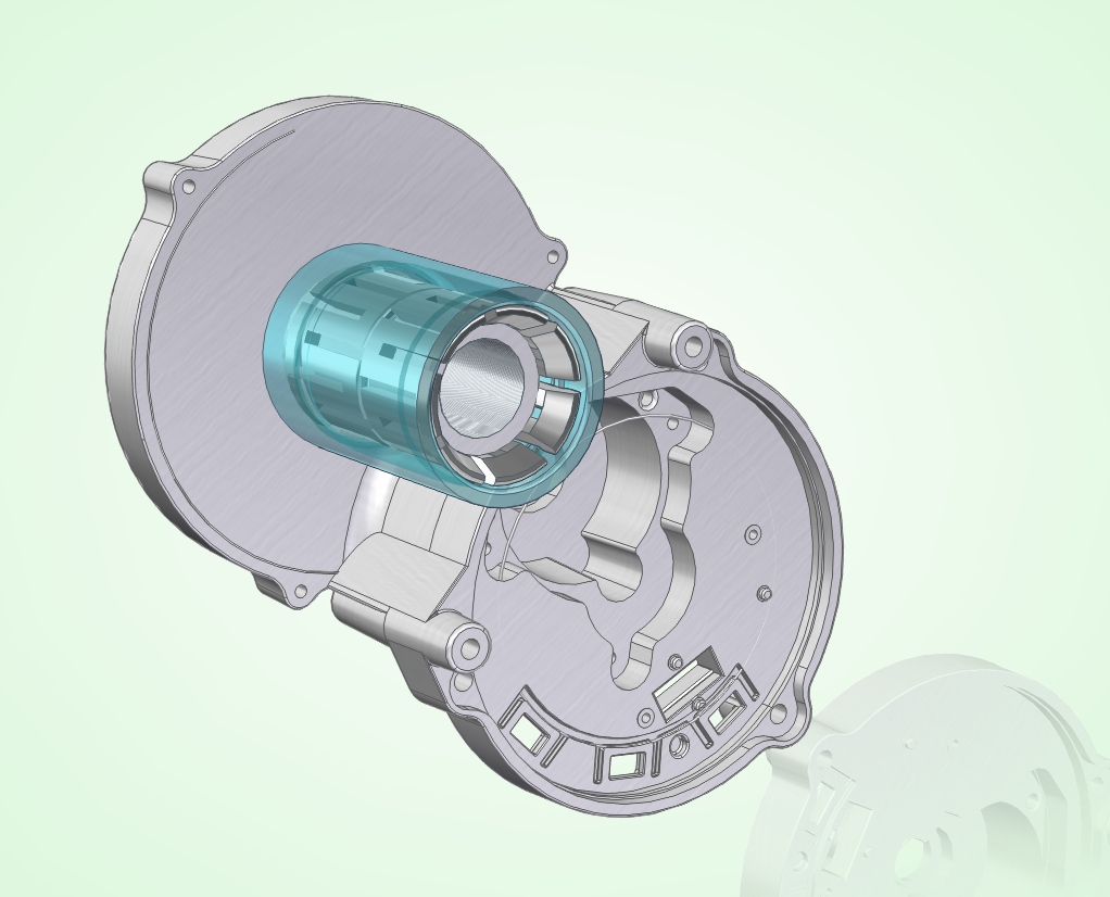 转动止动器2底部支架外壳