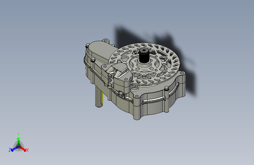 巴哈赛车变速箱与中央制动器
