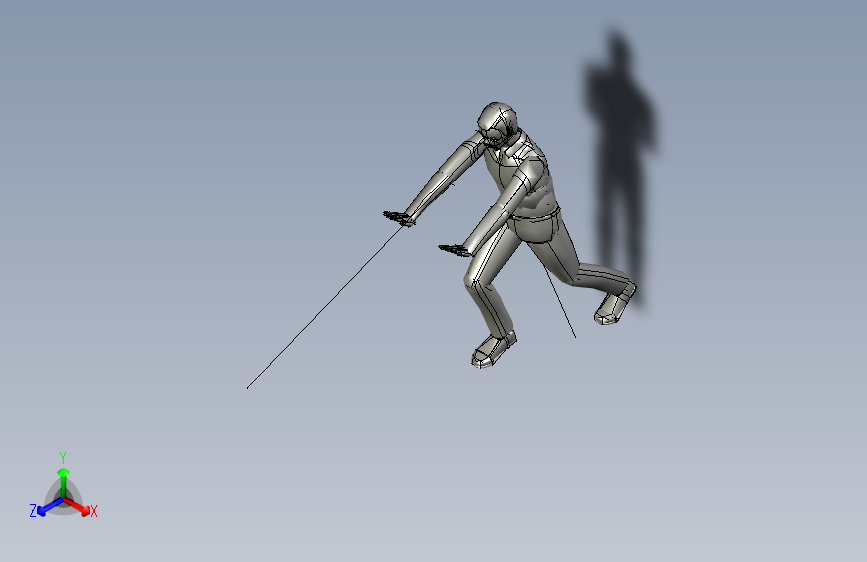 人物人体push2_mid_manikin