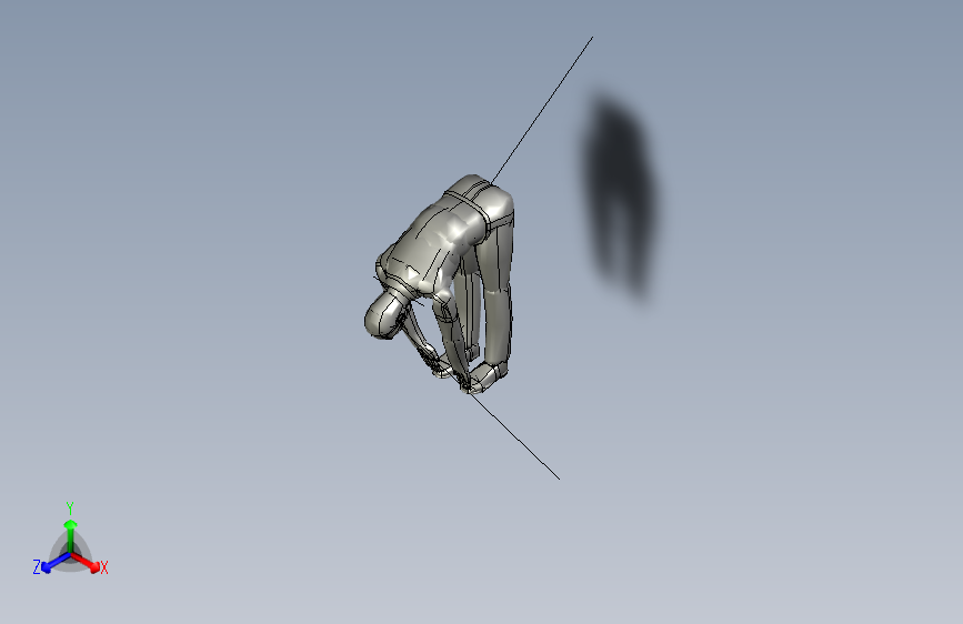 人物人体reach_toes_manikin