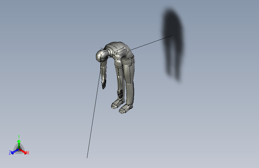 人物人体down_reach_manikin