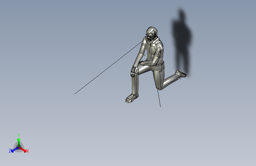 人物人体knee_left_manikin