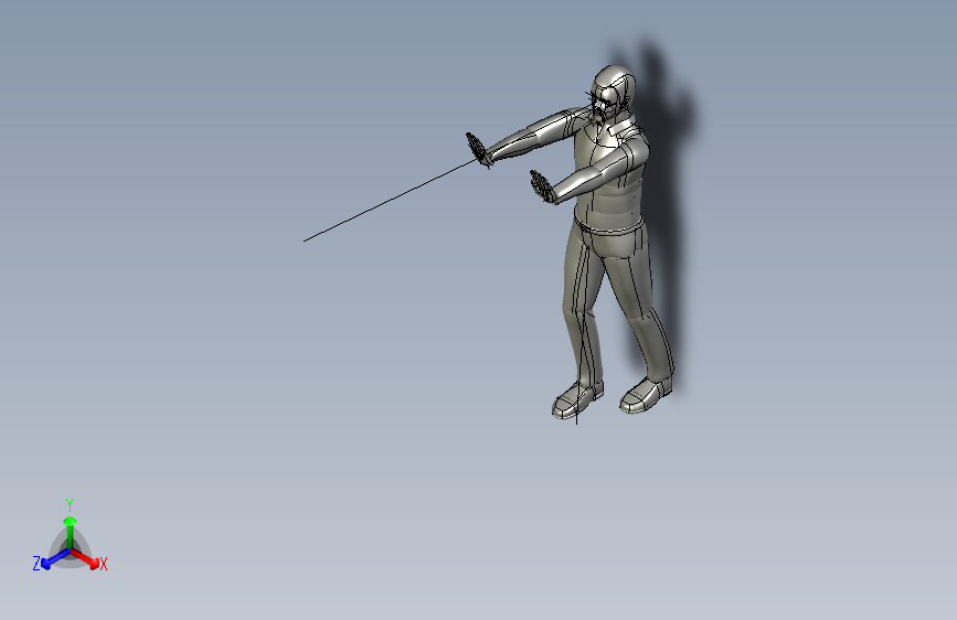 人体模型push3_high_manikin