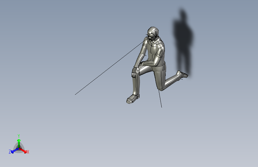 人体模型knee_left_manikin