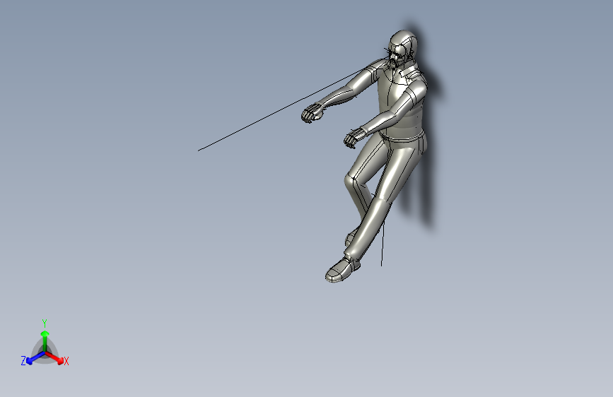 人体模型pull2_high_manikin