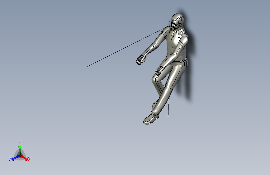 人体模型pull2_mid_manikin