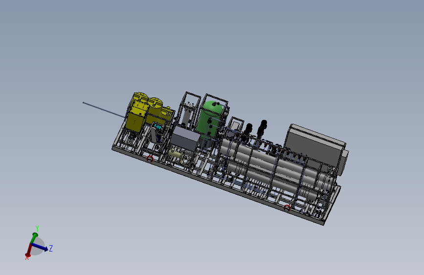 国外100吨三级SWRO打包