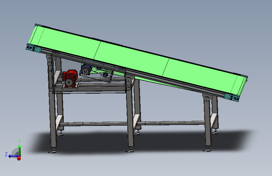 爬坡流水输送线