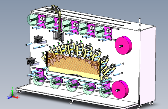 扇形9工位圆刀模切机