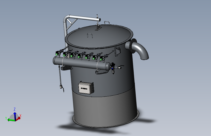 仓顶气固分离器