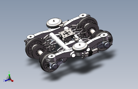 CRH380A转向架三维模型 =1564001