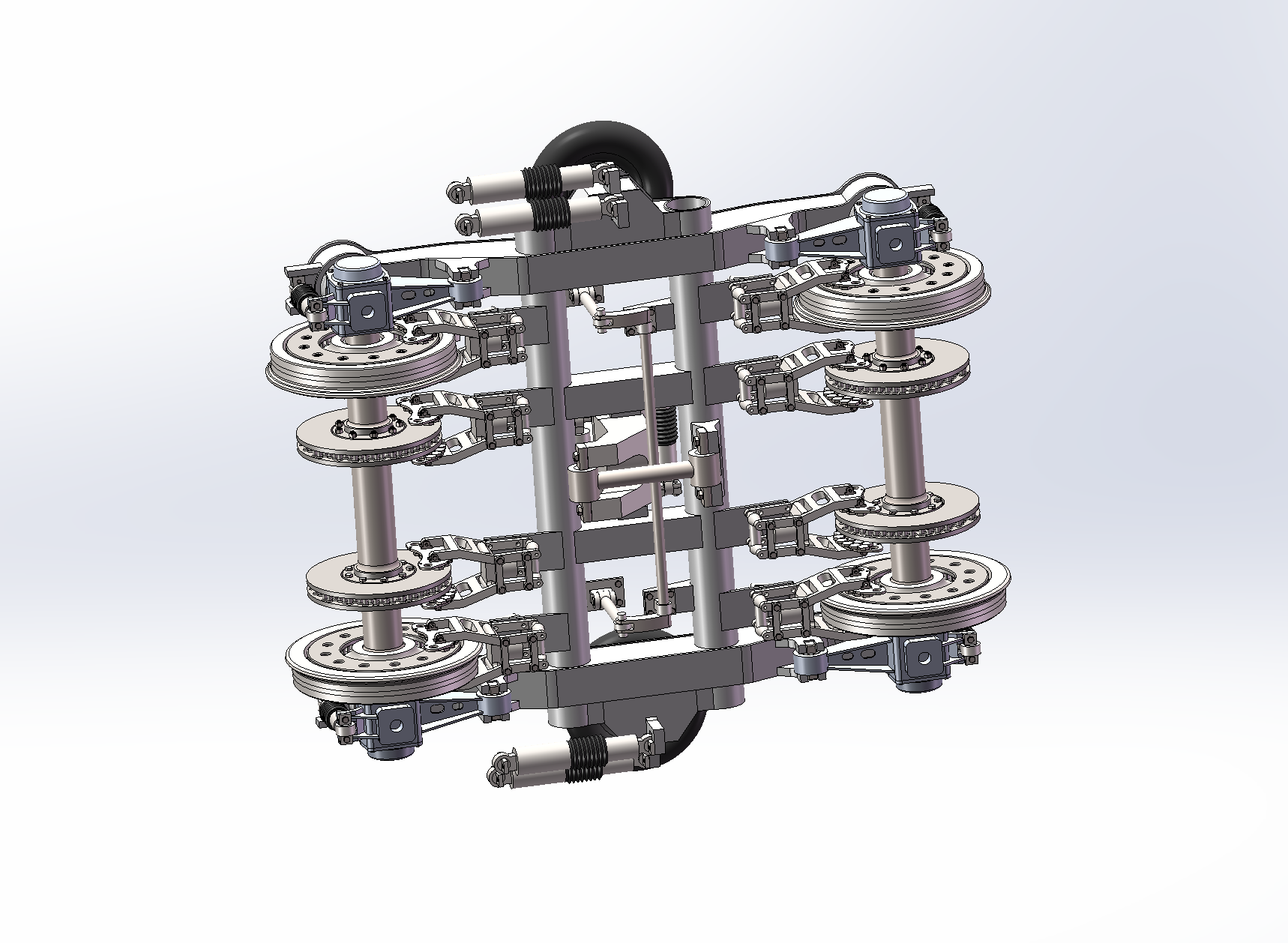 CRH380A转向架三维模型 =1564001