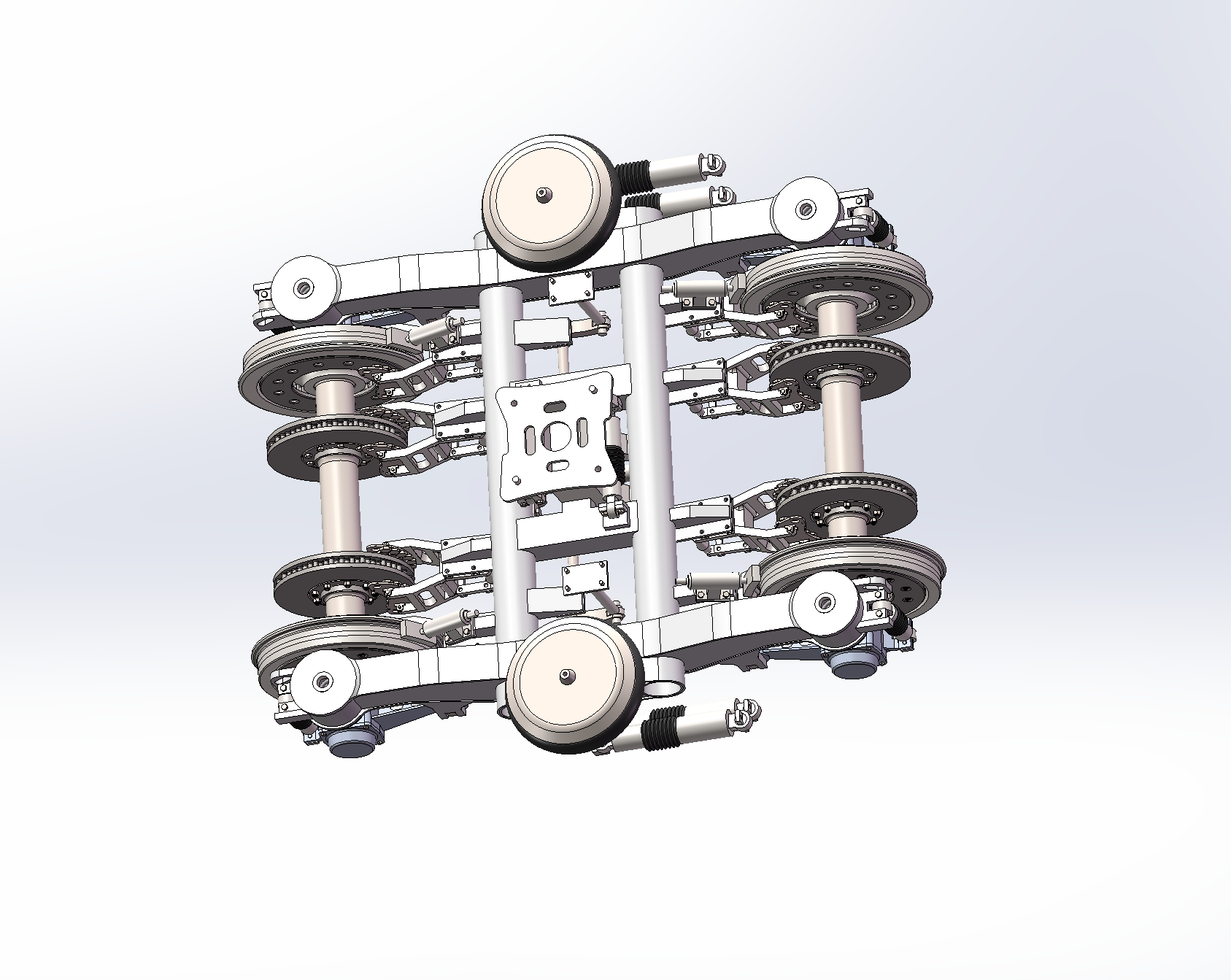 CRH380A转向架三维模型 =1564001
