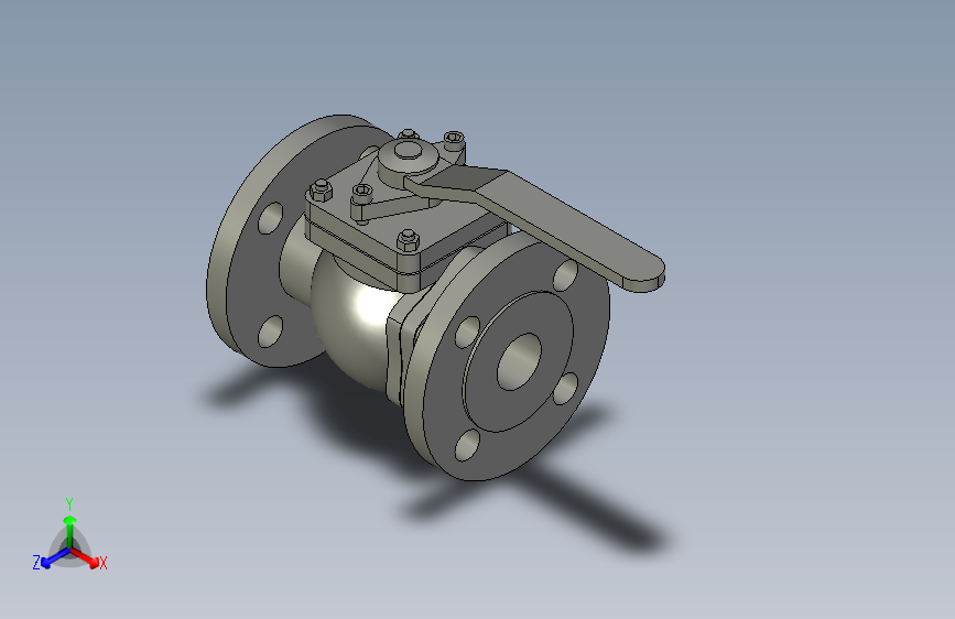 法兰连接球阀[32]-dtk