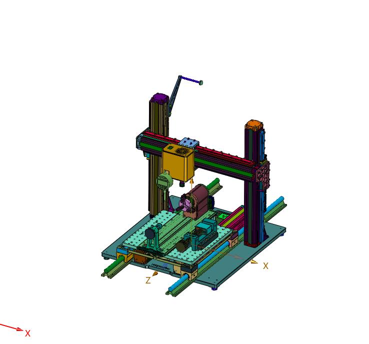 3D打印激光切CNC三合一打印机