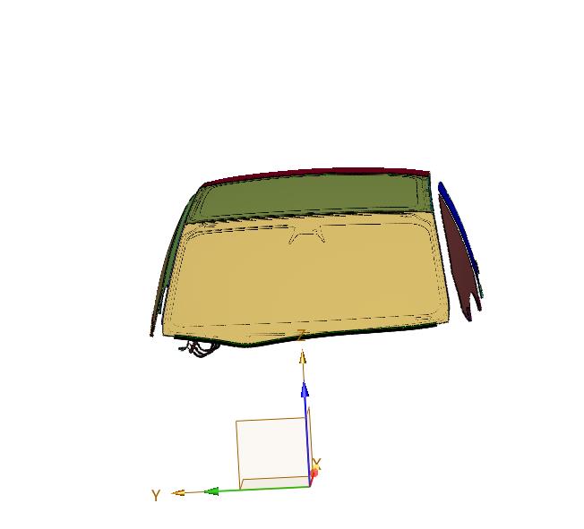 Model3车型风挡天窗玻璃