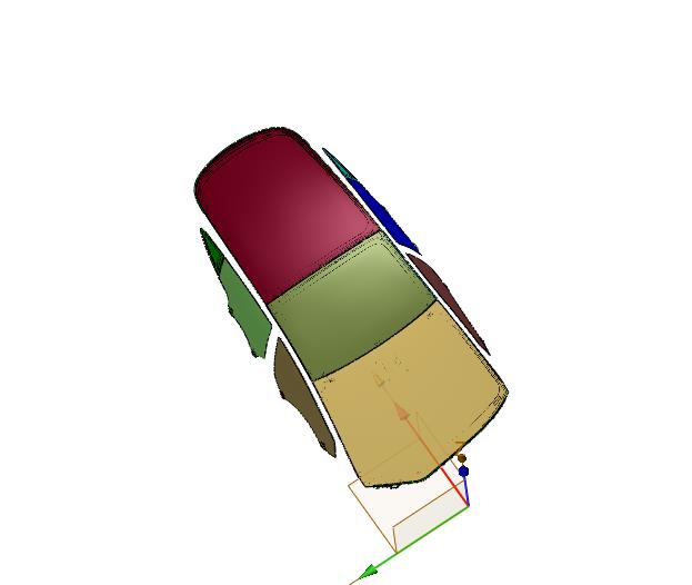 Model3车型风挡天窗玻璃