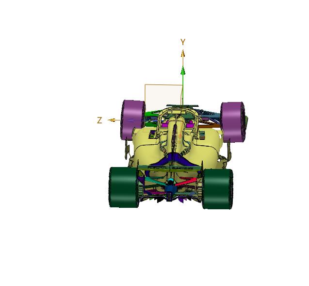 单座四轮方程式赛车