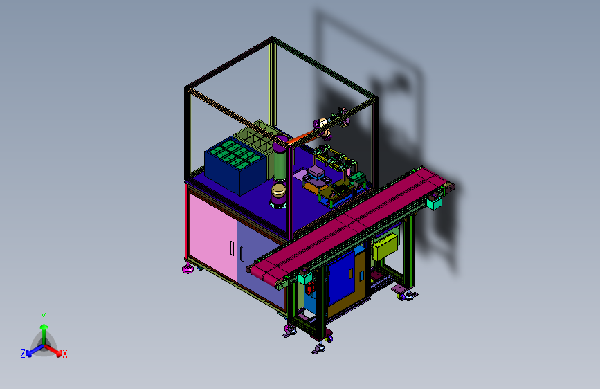 包装盒加工自动贴标机