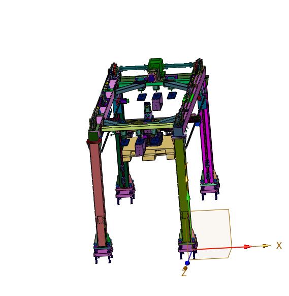 集中式托盘塑料盒码垛仓