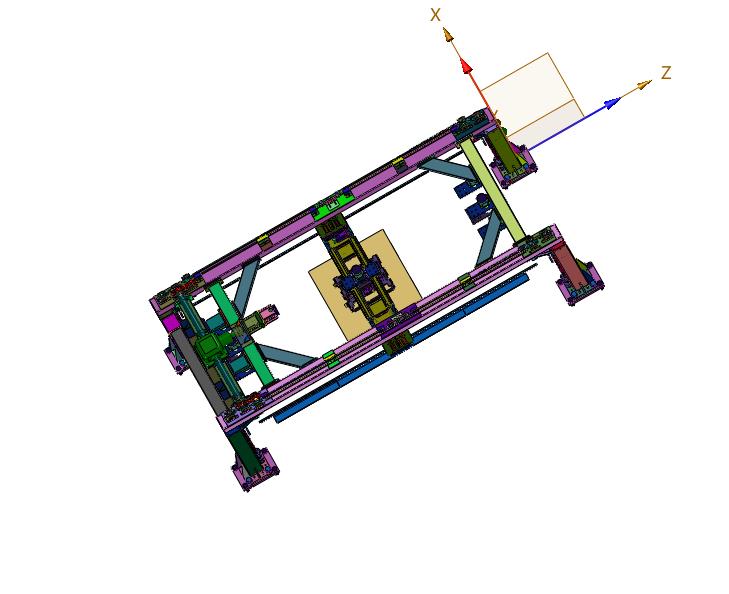集中式托盘塑料盒码垛仓