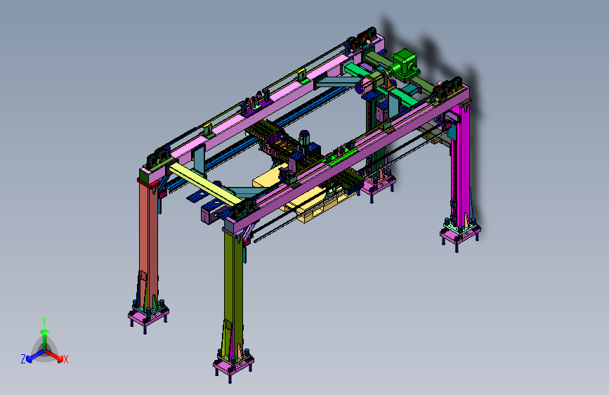 集中式托盘塑料盒码垛仓