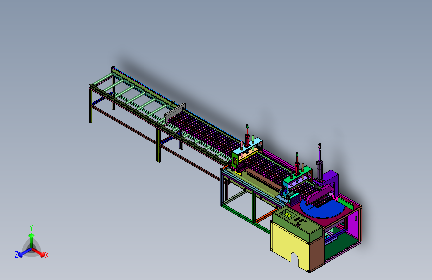 建筑用钢管型材切割装置