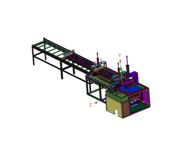 建筑用钢管型材切割装置