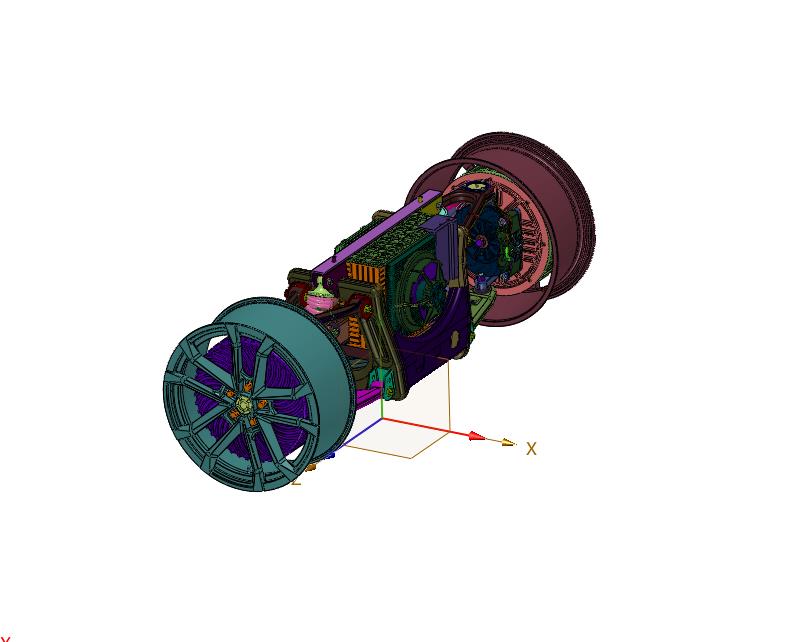 变速电动车驱动桥总成
