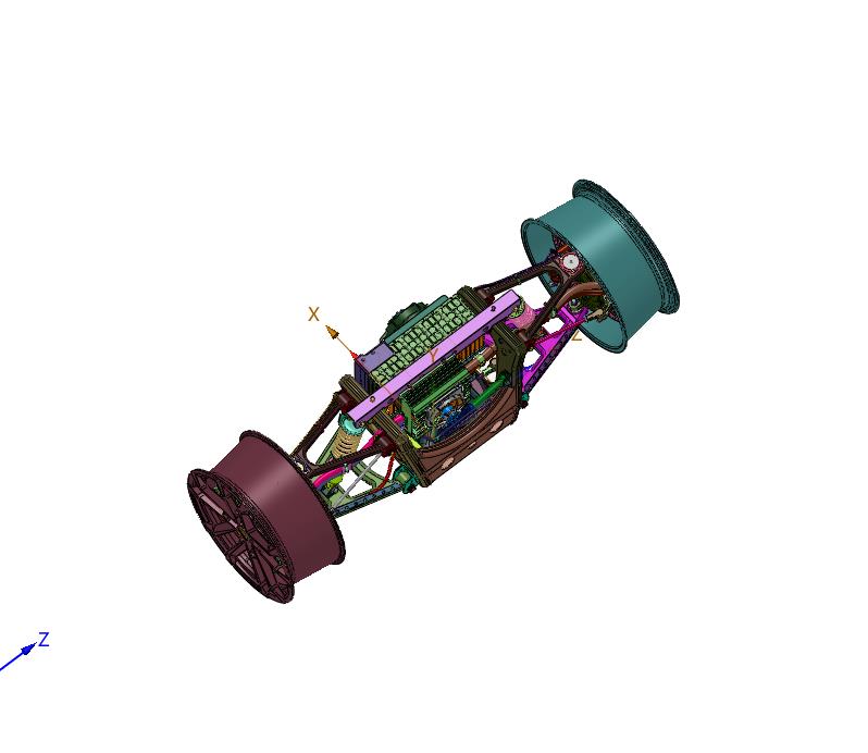 变速电动车驱动桥总成