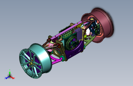 变速电动车驱动桥总成