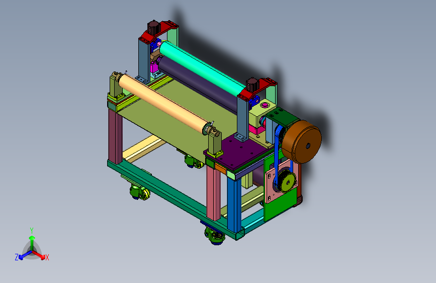 便于输送的覆膜压合机