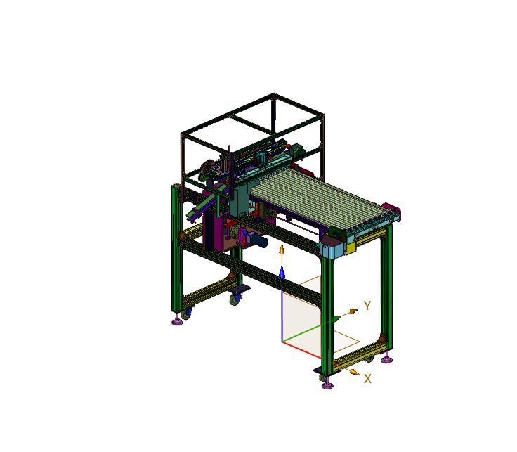 产品自动摆放排列装置