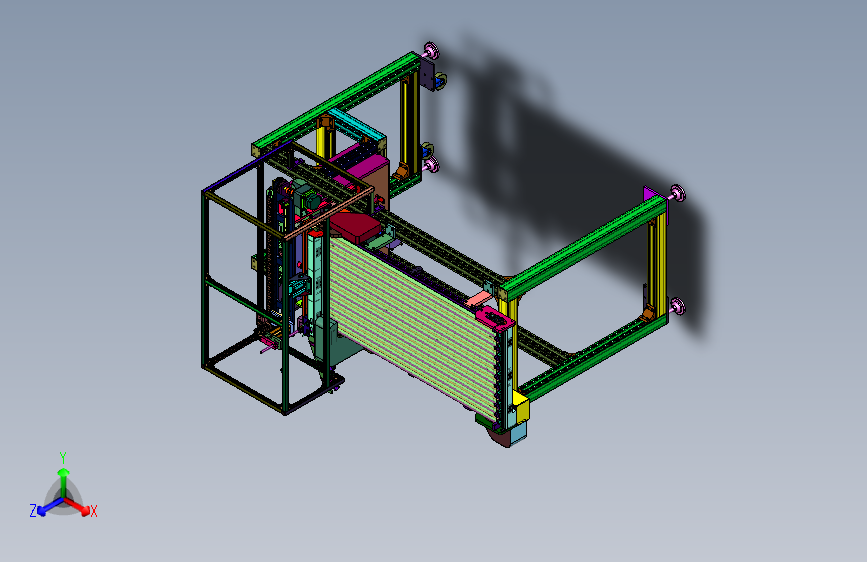 产品自动摆放排列装置