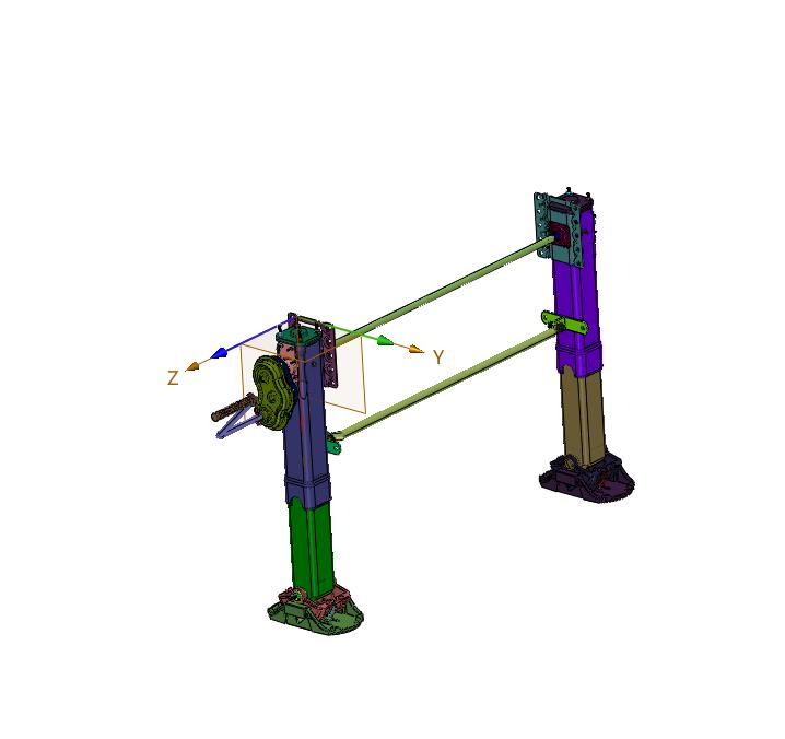车用平衡支撑腿