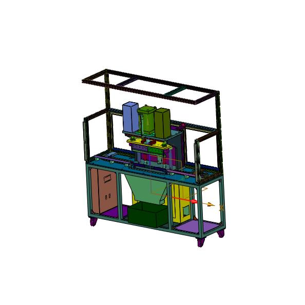 唇边大斜度冲切装置