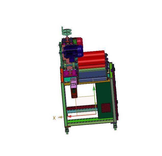 伺服电动机电控磨辊拉丝机