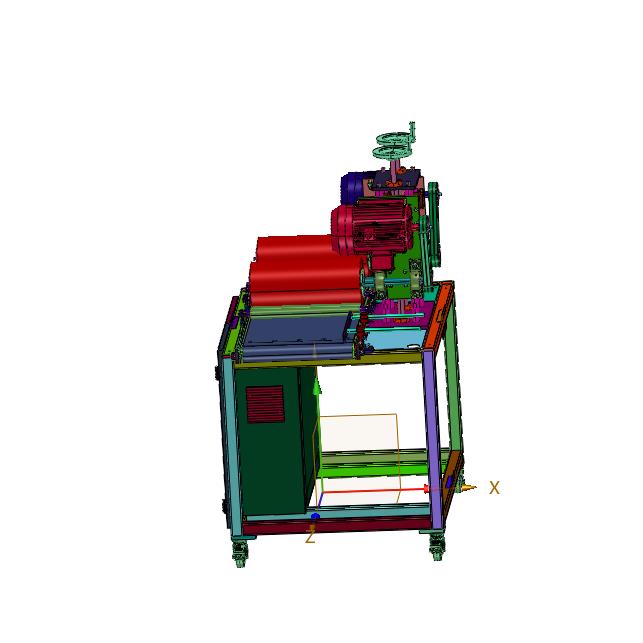 伺服电动机电控磨辊拉丝机