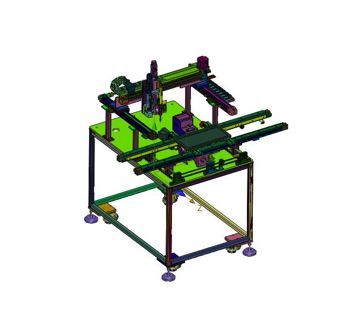 伺服集成的自动锁螺丝机
