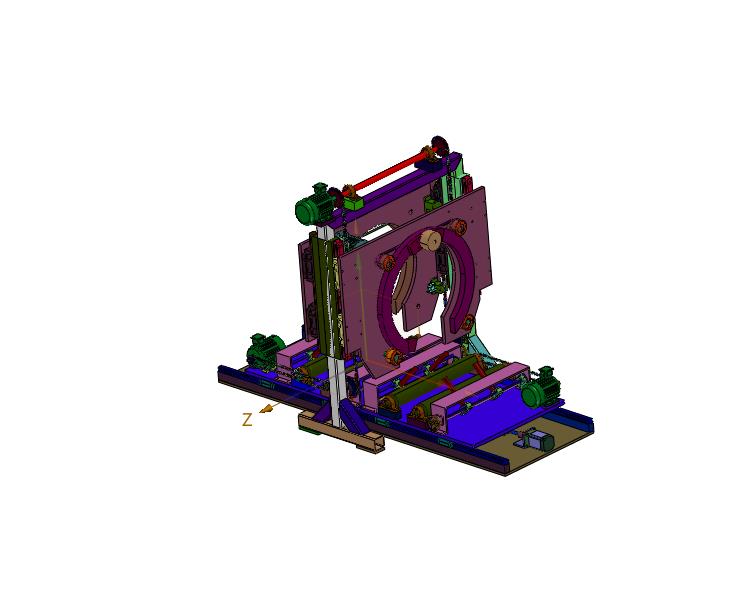 带式夹持的钢带送料机