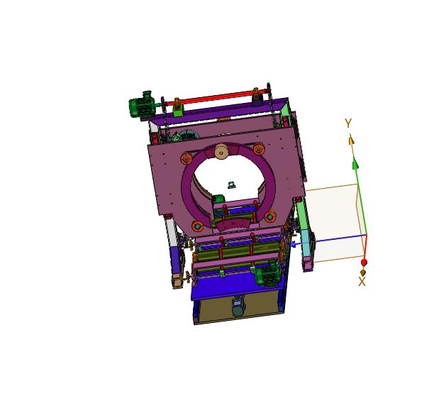 带式夹持的钢带送料机